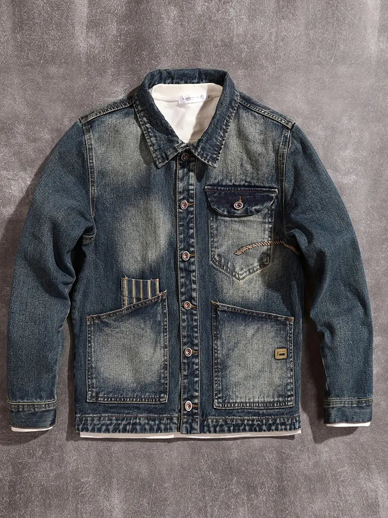 William – lässige vintage-jacke für herren