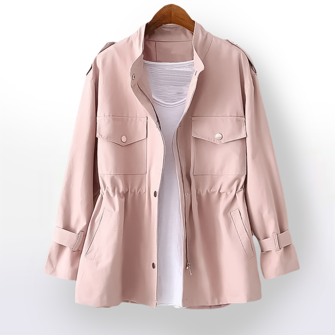 Elfrieda | Damen Atemberaubender Trench Mantel | Warme