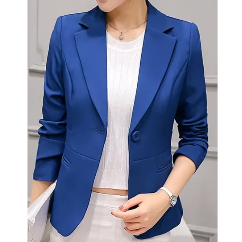 Stilvoller Damen-Blazer mit Knöchel-Knopf-Verschluss