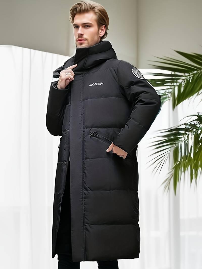 Adam – lange daunen-winterjacke für herren