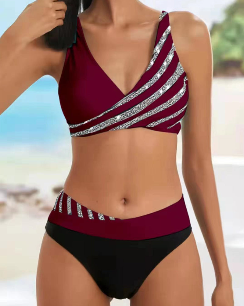 Bella Bikini-Set mit Aufdruck