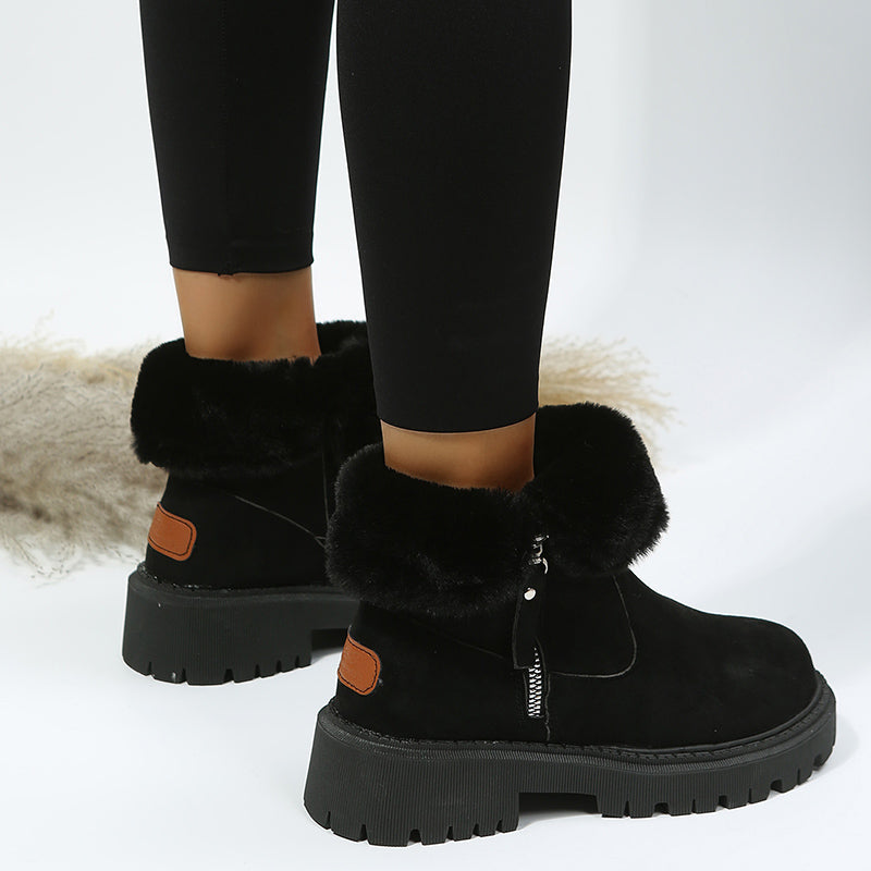 Anja | Winterstiefel aus rutschfestem Wildleder