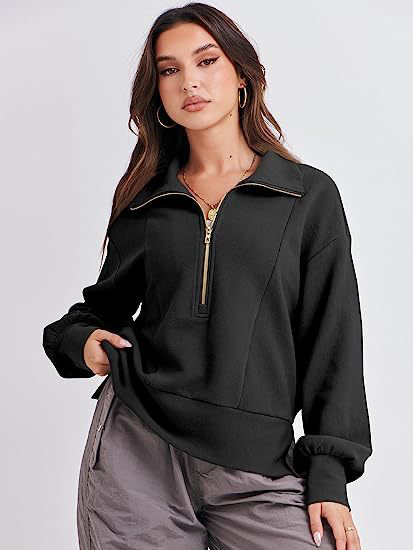 Stylischer Zipper Sweatshirt