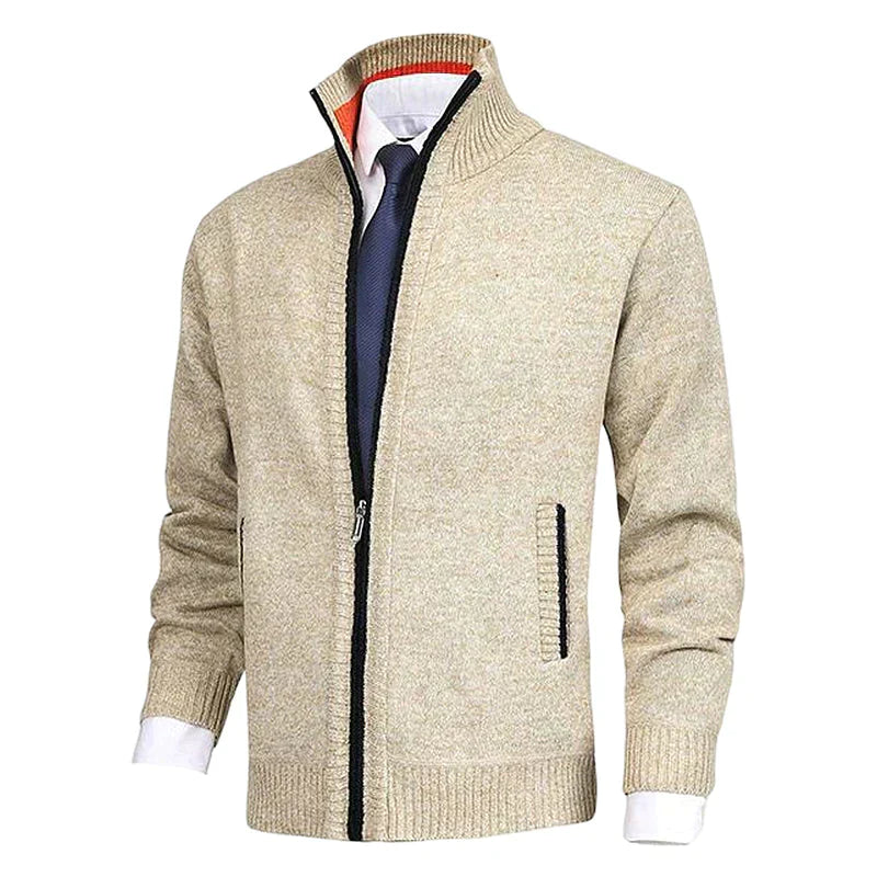 Caden - Eleganter Pullover mit Reißverschluss