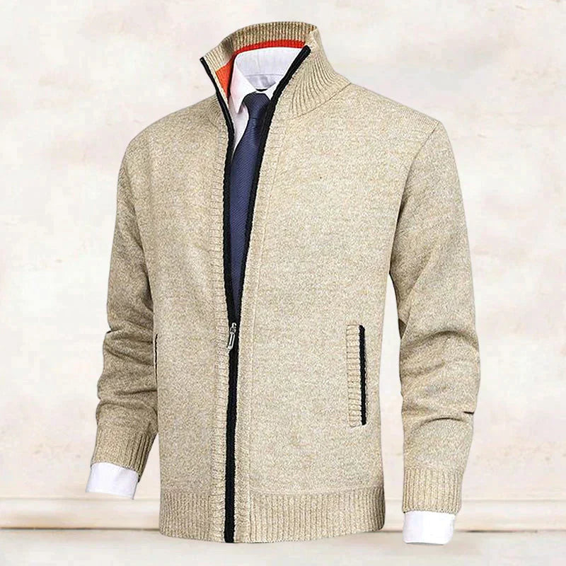 Caden - Eleganter Pullover mit Reißverschluss