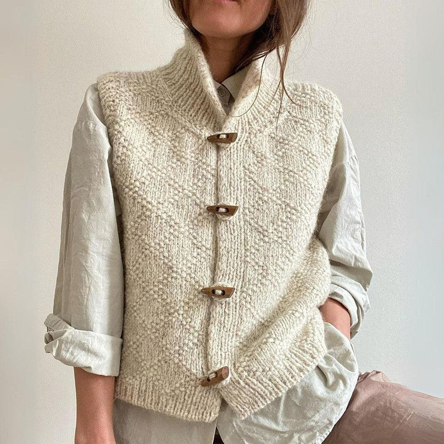 Filomena | Ärmellose Strickjacke