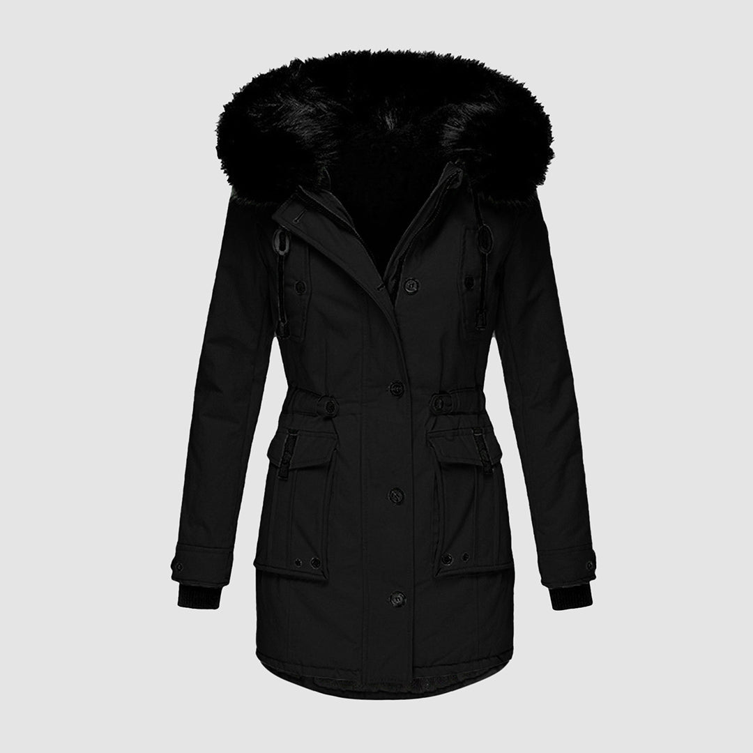 Emilin | Damen Warme Winter Parka | Kapuze