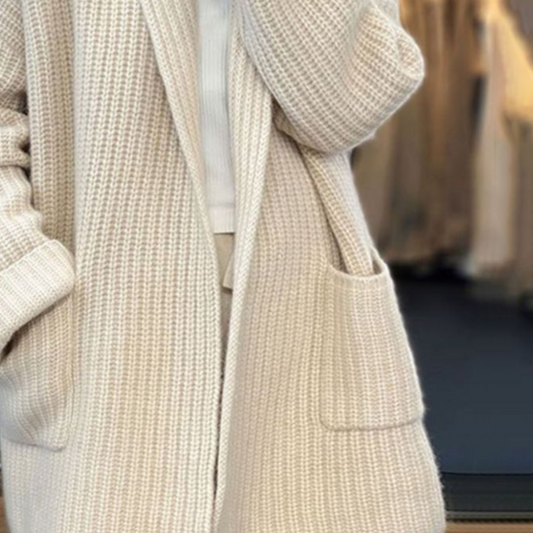 Ponith | Lange Strickjacke für Frauen