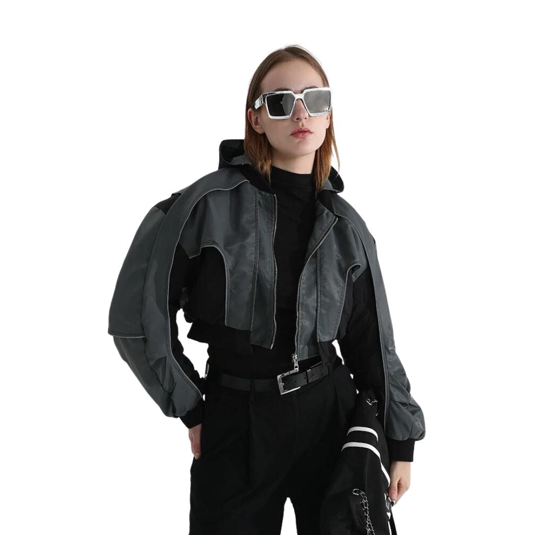 Ulanie | Urban Bikerjacke mit reflektierenden Einsatzstücken