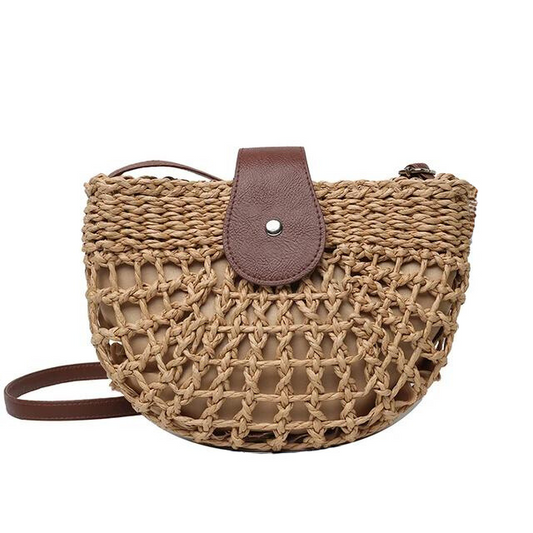 Sommer Crossbody Strohsack