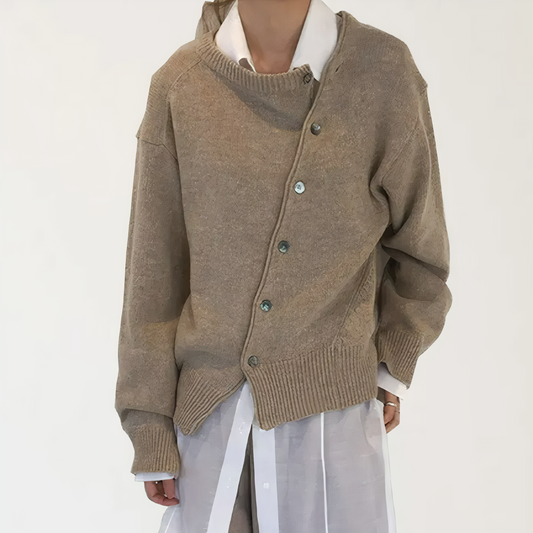 Polenya | Kaschmir-Wickeljacke mit verspielten Knopfdetails