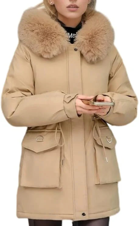 Iris - komfortable & warme damen winterjacke