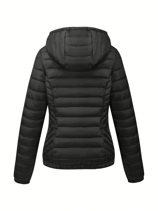 Wikran | Damen Zip-Up Hoodie Puffy Coat