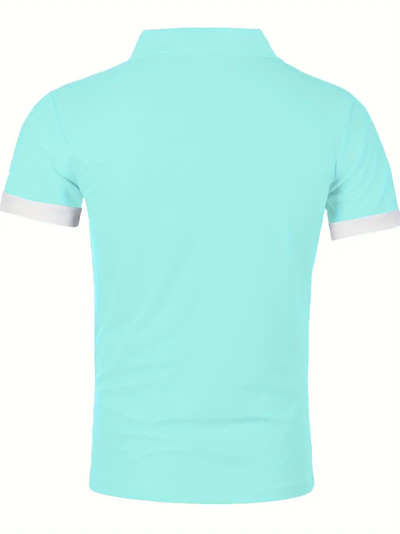 William – lässiges colorblock-shirt für herren