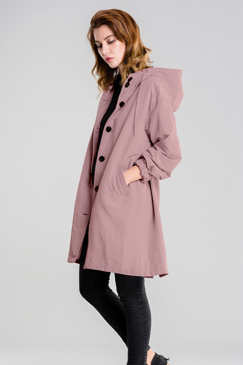 Emmelun | Damen Regen Jacke | Lang