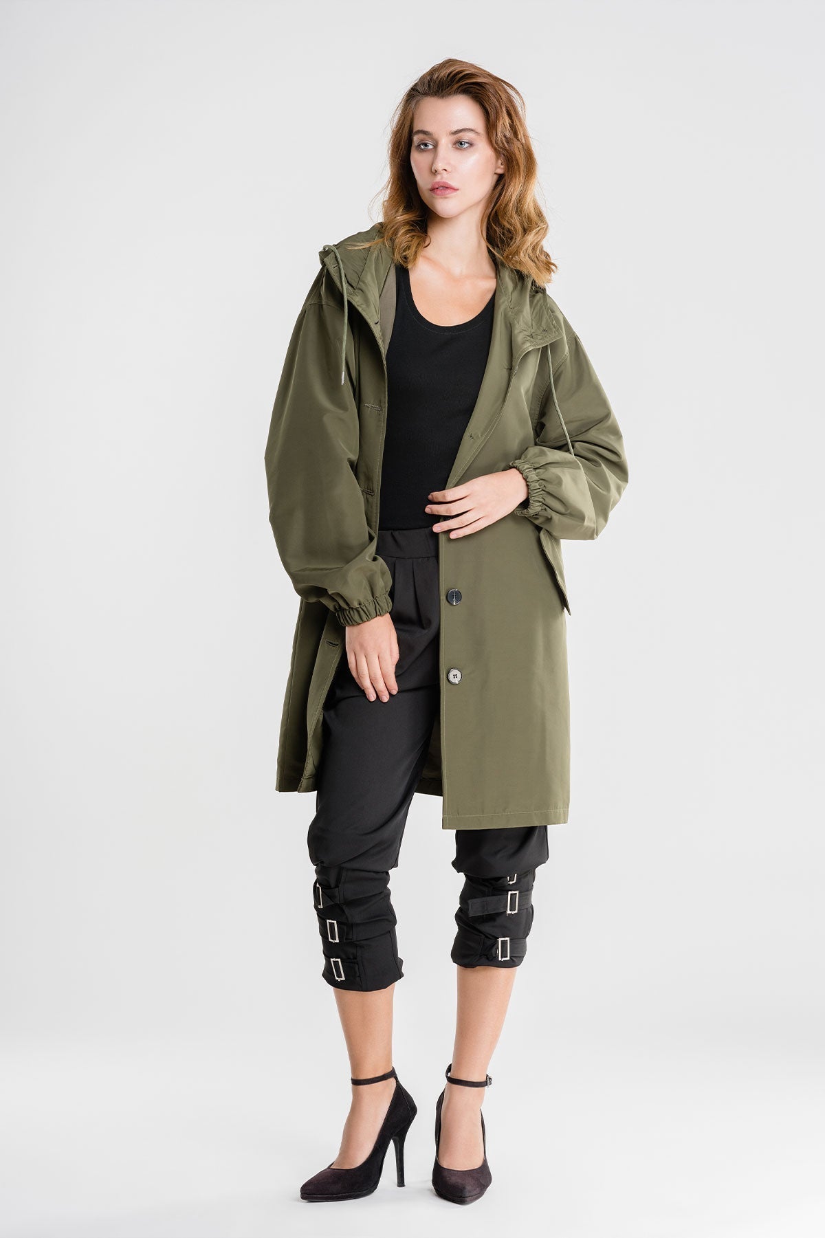 Emmelun | Damen Regen Jacke | Lang