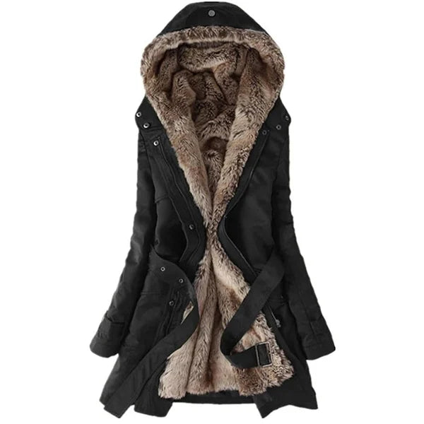 Elise - Warmer Pelz-Winterjacke