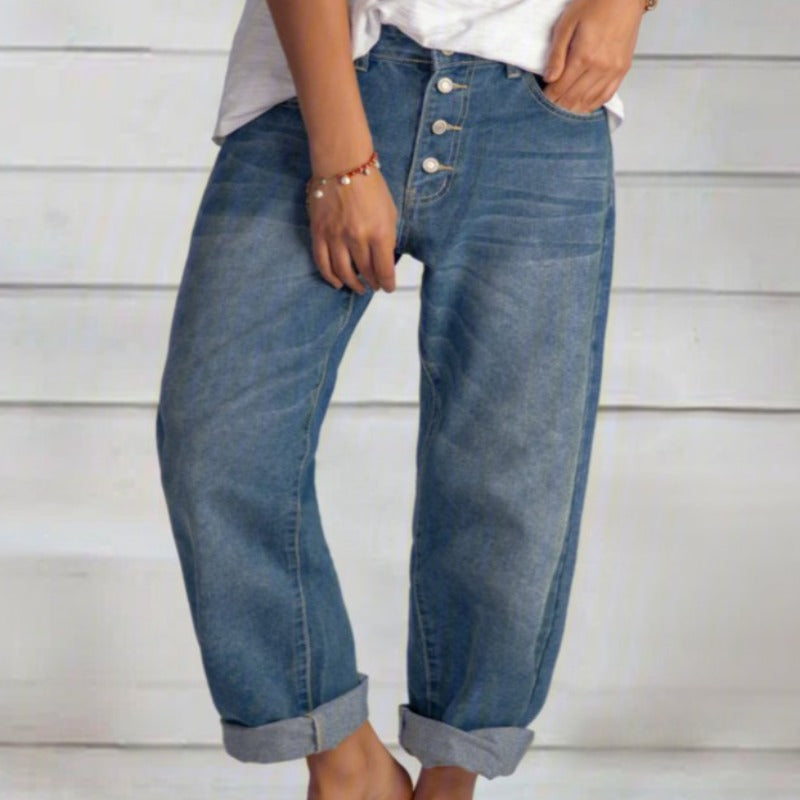 Corbine | Designer Weite Damenjeans | Blau