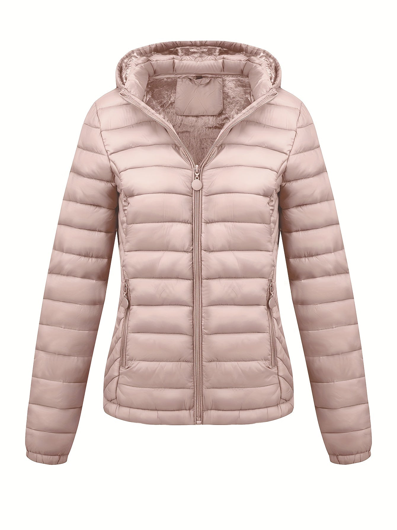 Wikran | Damen Zip-Up Hoodie Puffy Coat