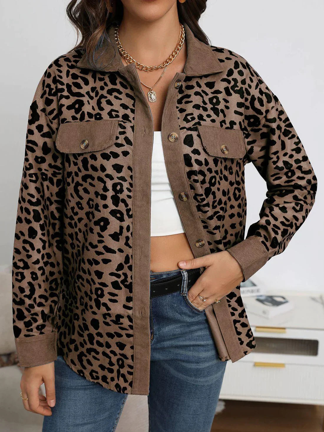 Ruxiana | Leoparden-Jacke