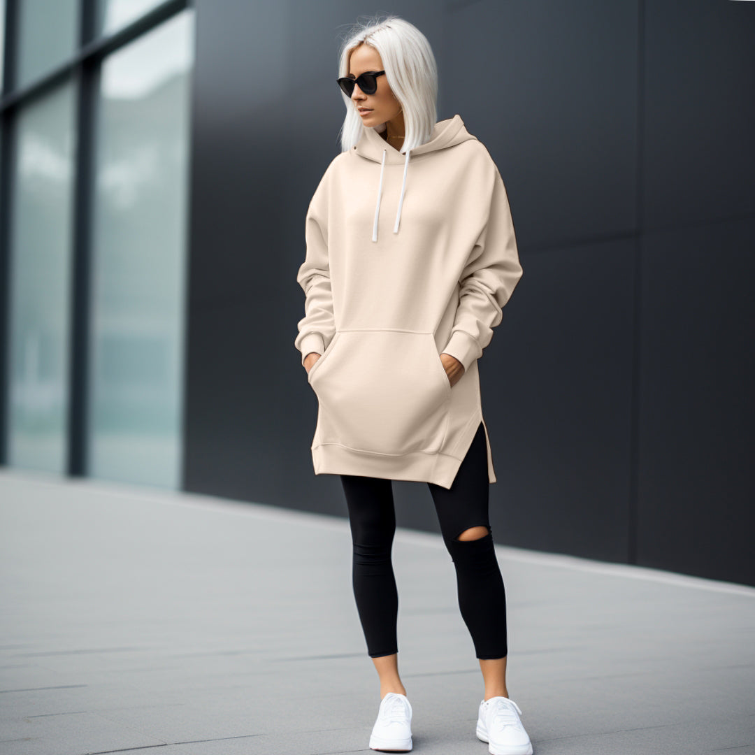 Vania | Übergroßes Hoodie-Kleid: Bequem und Stylisch