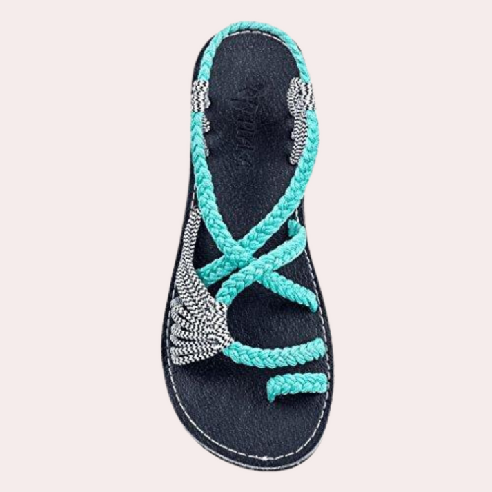 Stylische und bunte strandsandalen für damen