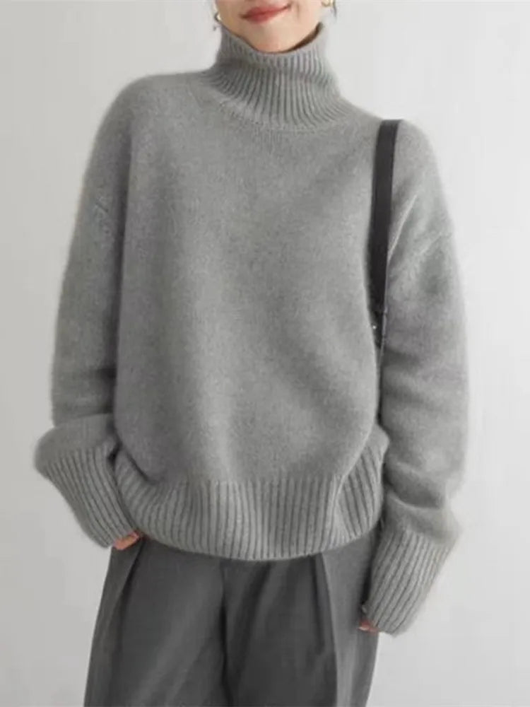 Lisa - Damen-Rollkragenpullover