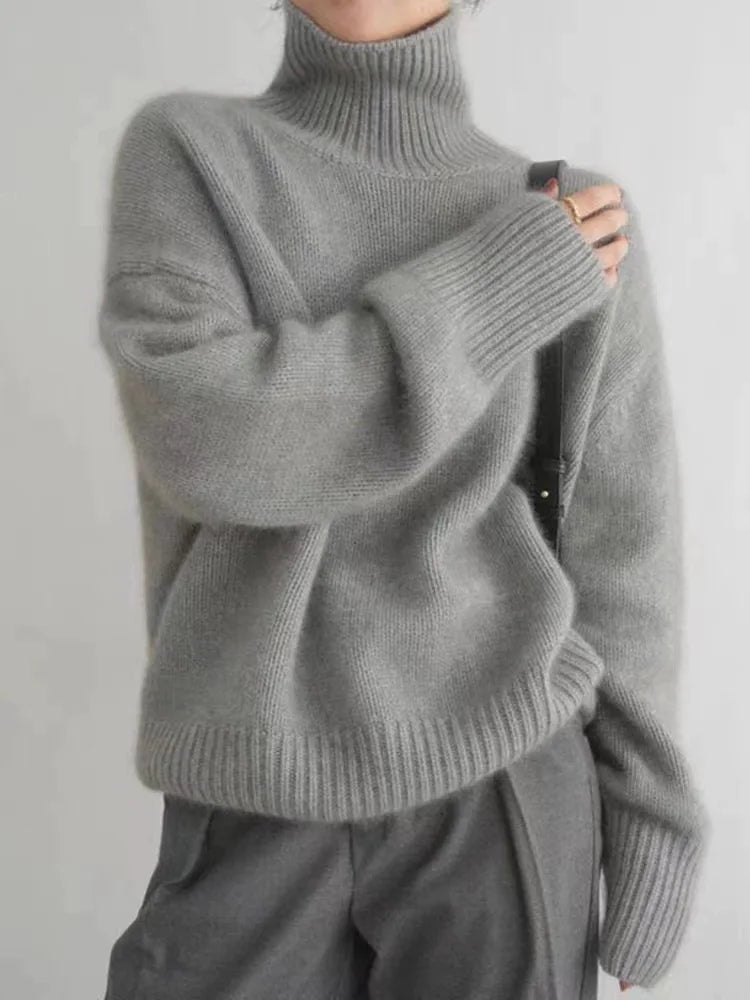 Lisa - Damen-Rollkragenpullover