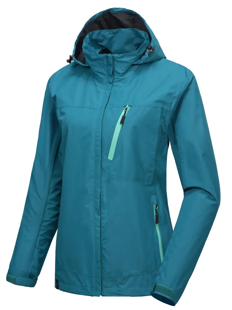 Lutrian | Wasserdichte Windbreaker-Jacke mit Kapuze für Frauen