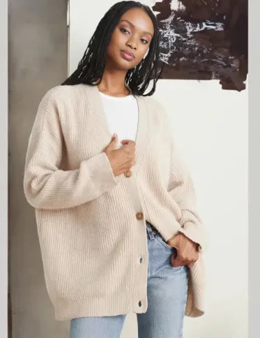 Senax | Strickjacke aus Kaschmir mit V-Ausschnitt