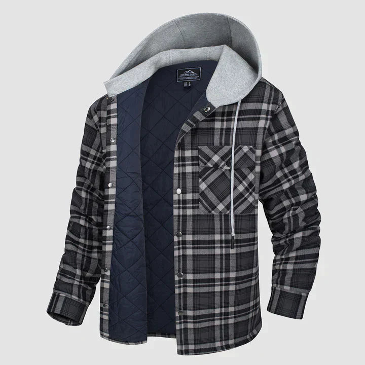 Harrison – flanell-winterjacke für herren