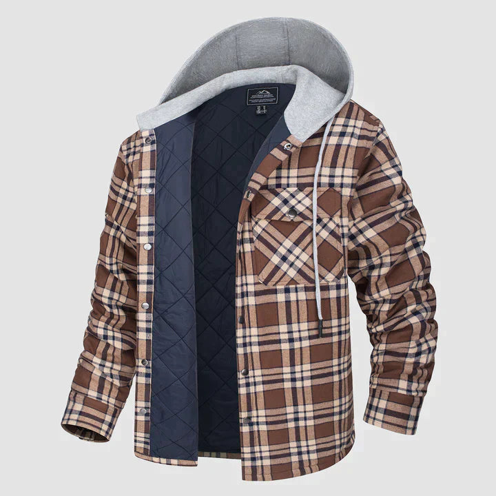 Harrison – flanell-winterjacke für herren