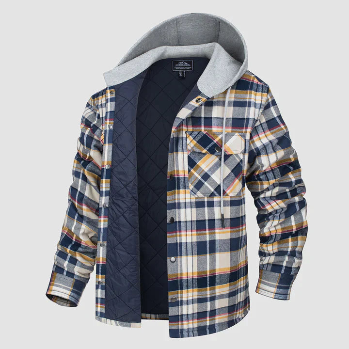 Liam – mit flanell gefütterte winterjacke für herren