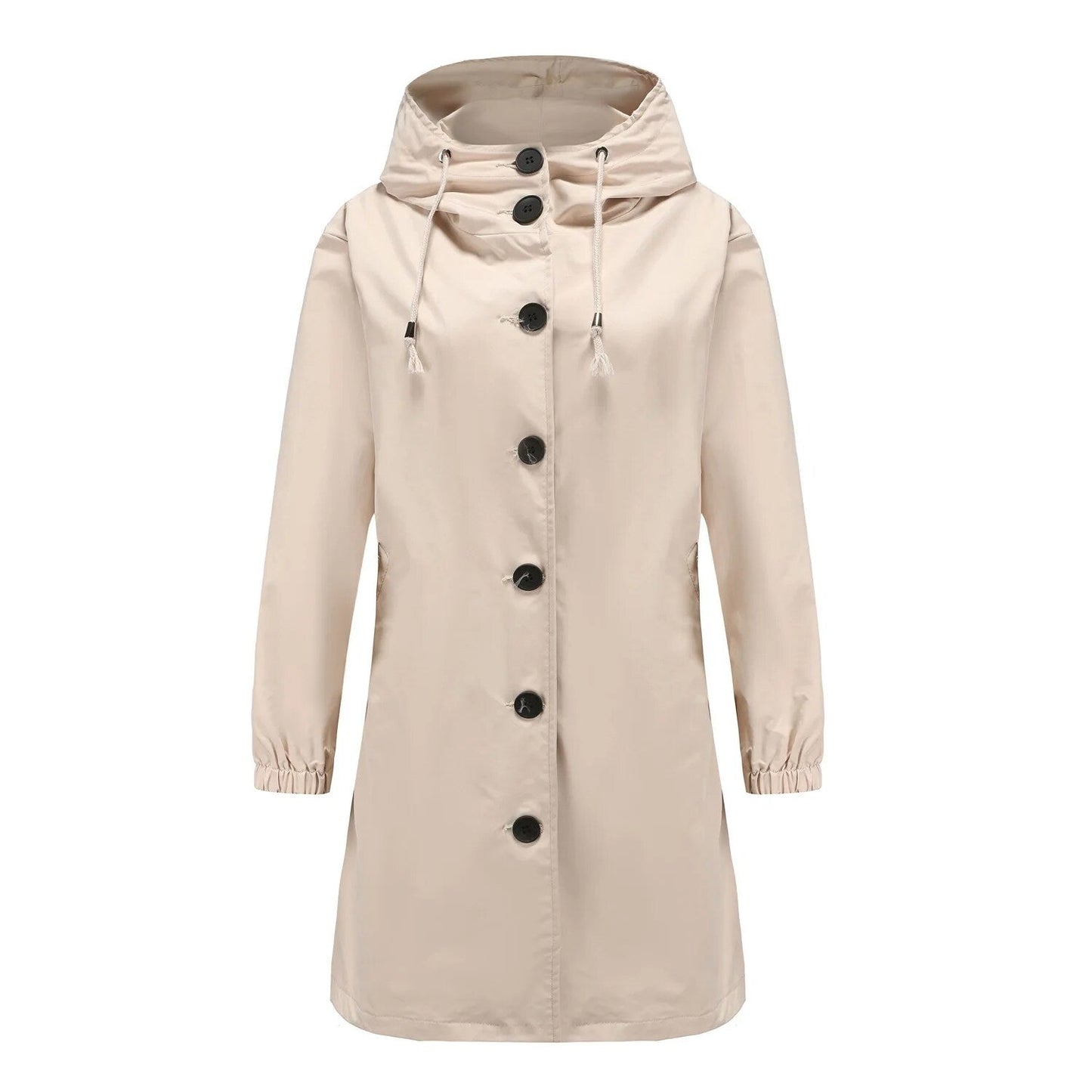 Kyler | Damen-Windbreaker-Trenchcoat mit einreihigem Design