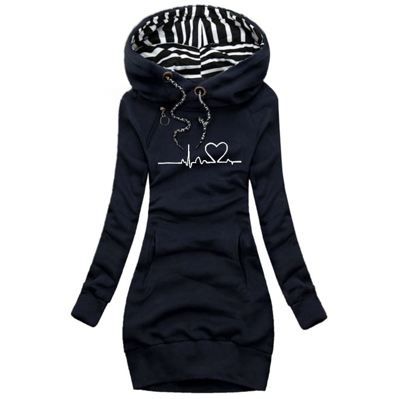 Claudya | Heartbeat Pullover – Fashion Winter Pullover Kleid