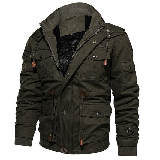 Arvind - Herren Vintage Cargo-Jacke