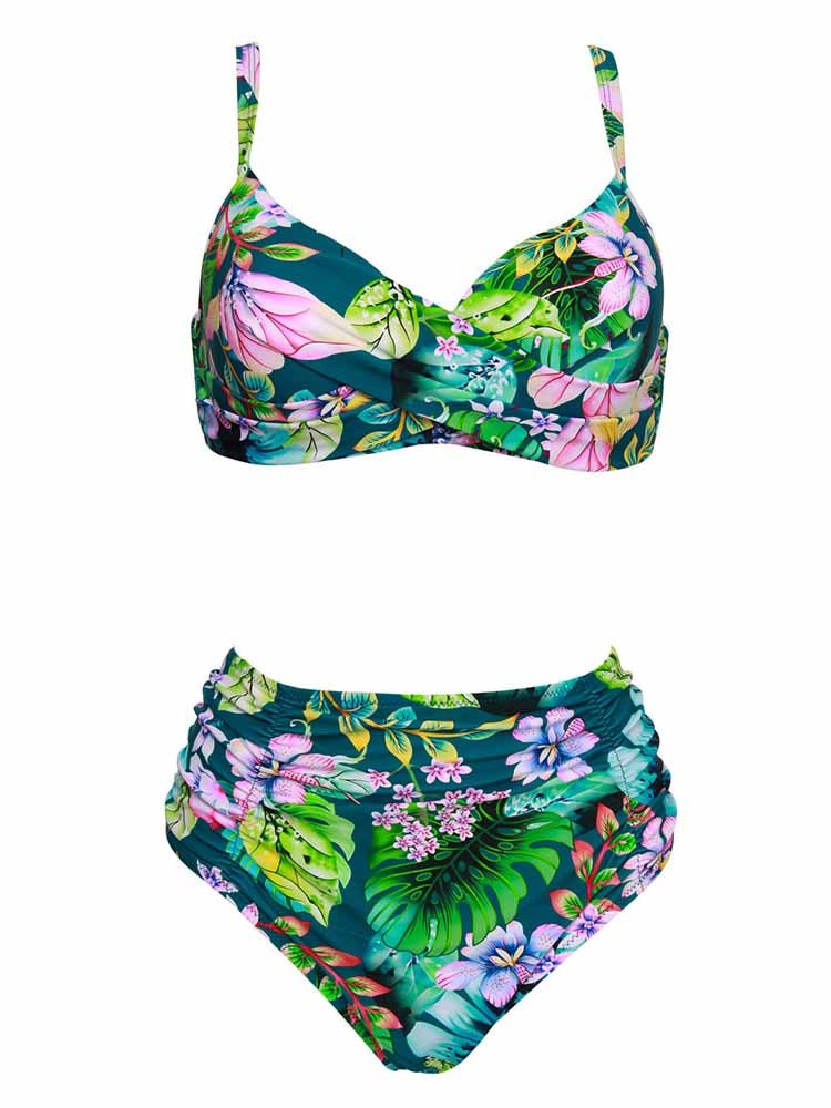 Sommer - Bikini mit hoher Taille