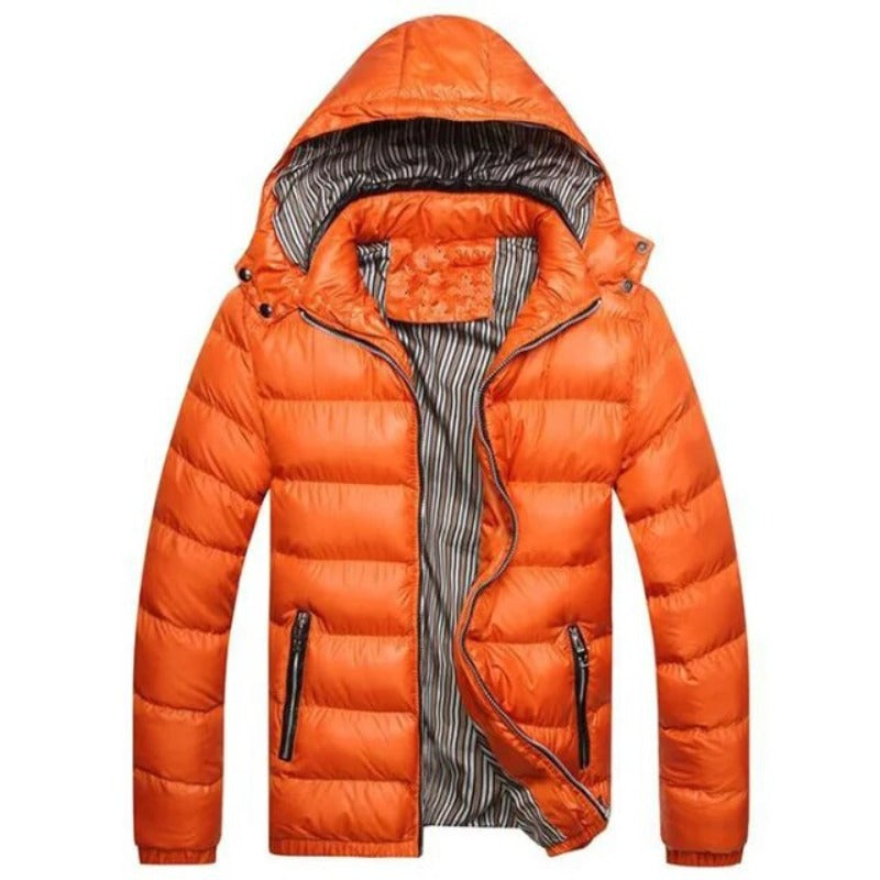 Ezra - Herren Winterjacke mit Kapuze