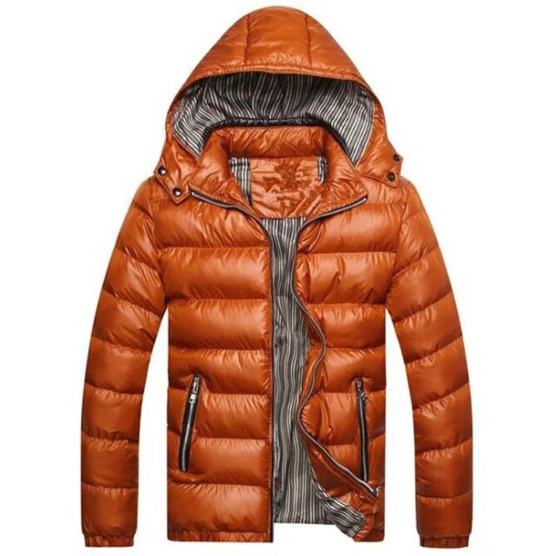 Ezra - Herren Winterjacke mit Kapuze