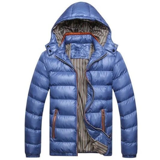 Ezra - Herren Winterjacke mit Kapuze