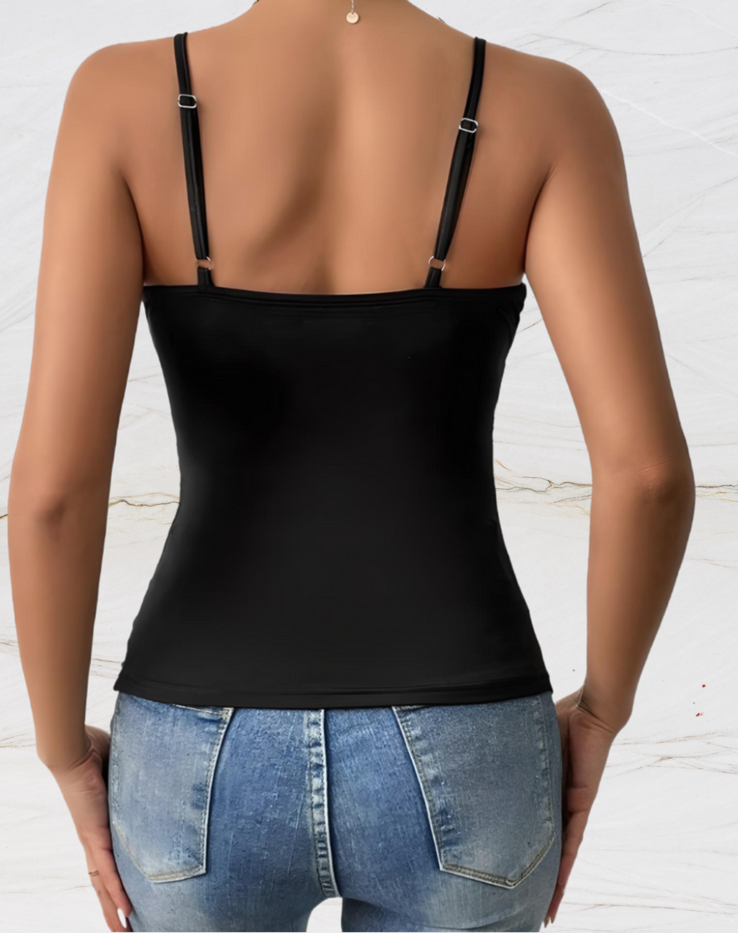 Bellachicha - Ärmelloses Damen Top mit Criss Cross Design