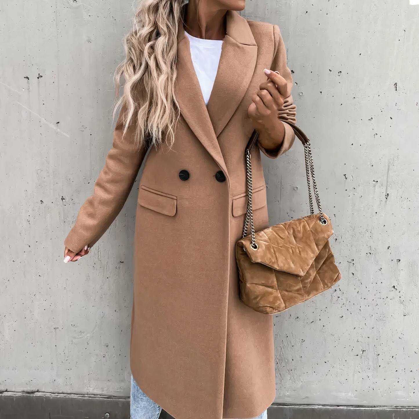 Zweireihiger Trenchcoat - Molly