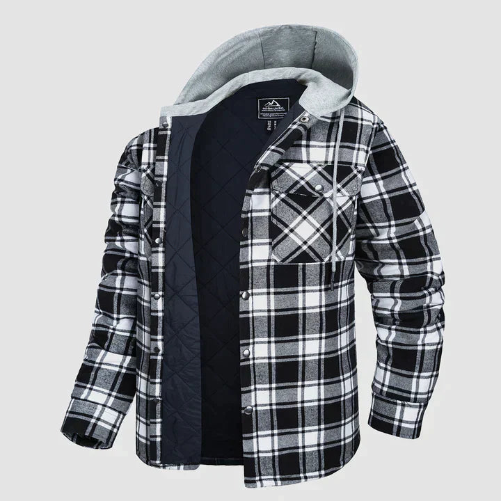 Harrison – flanell-winterjacke für herren