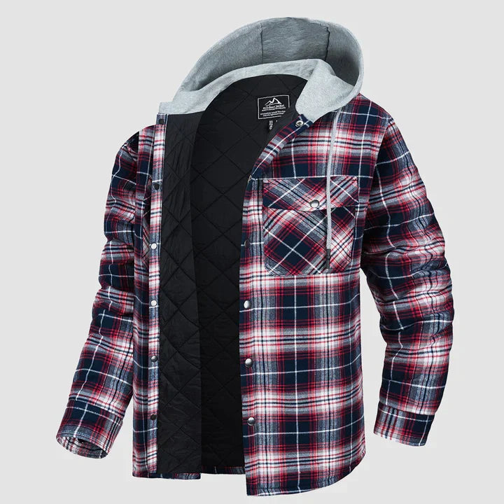 Liam – mit flanell gefütterte winterjacke für herren