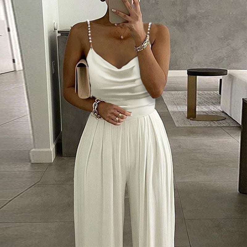 Stuttgart | Elegant Weites Bein Jumpsuit