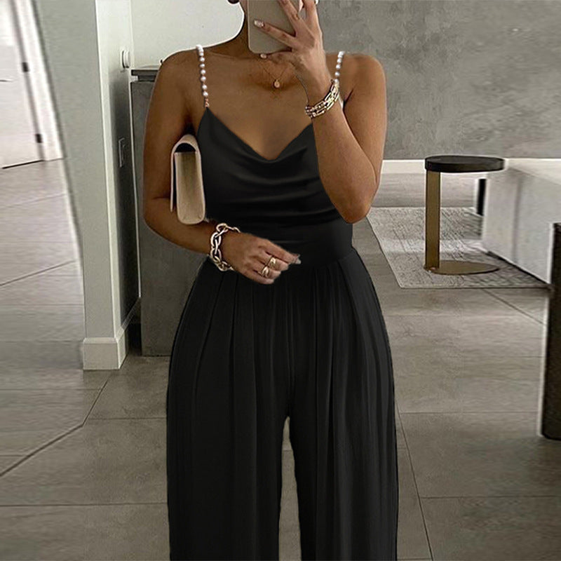 Stuttgart | Elegant Weites Bein Jumpsuit