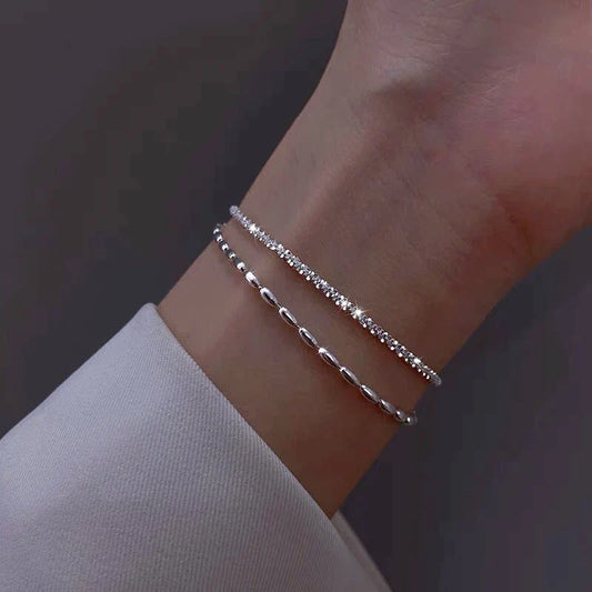 Silbernes Zirkonia-Armband