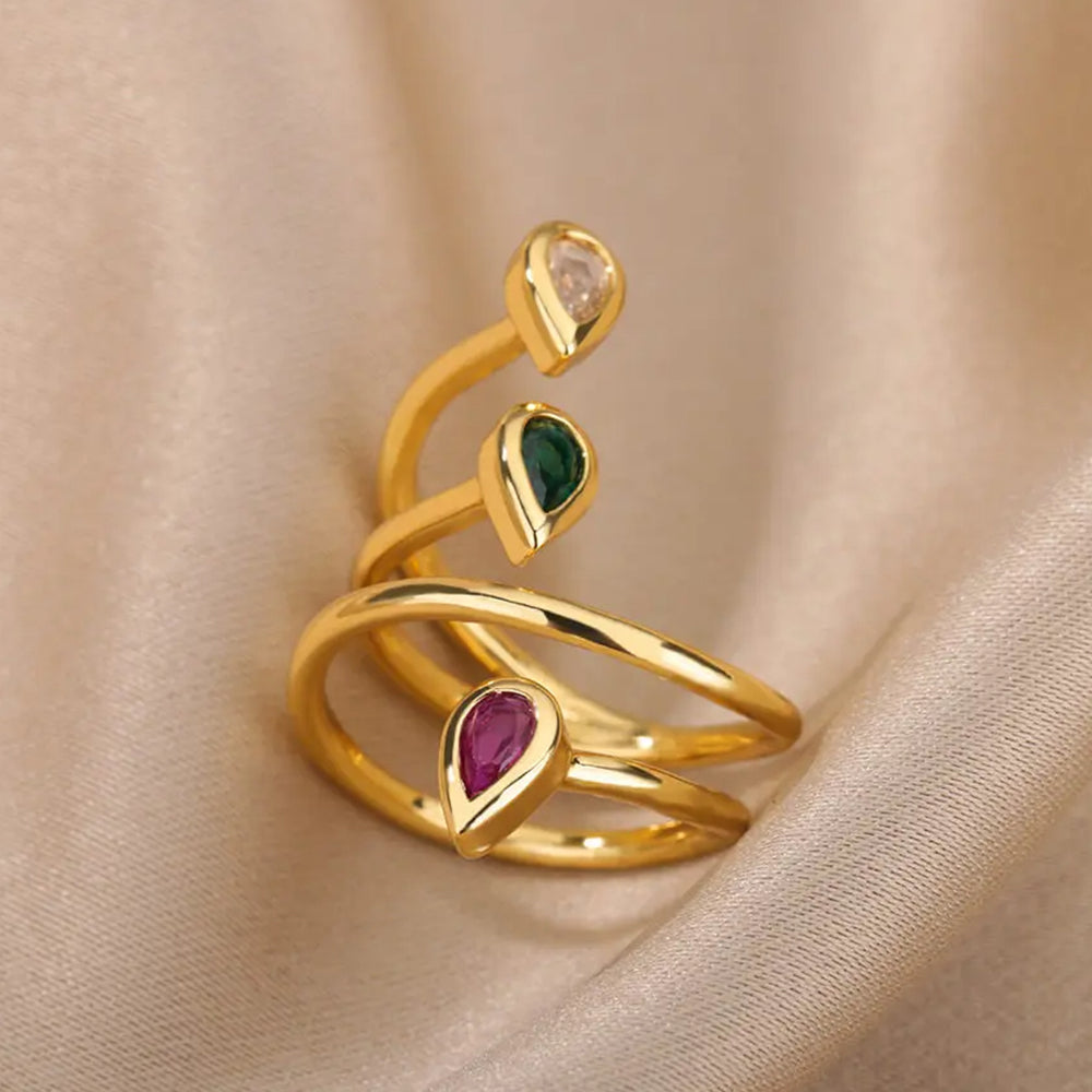 Micara - Gemstone Twirls - Ringe