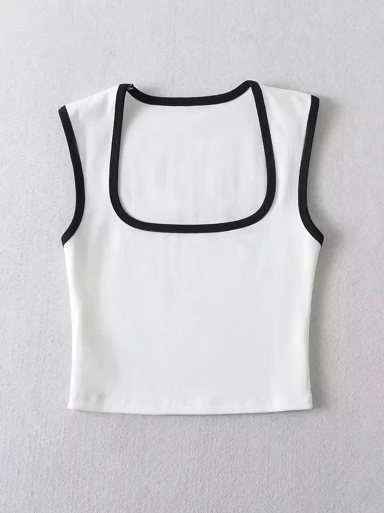 Streetwear Ärmelloses Crop Top