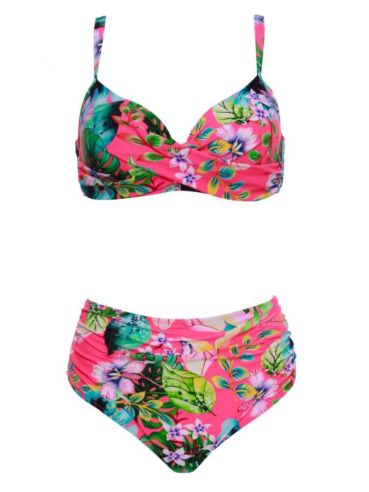 Sommer - Bikini mit hoher Taille